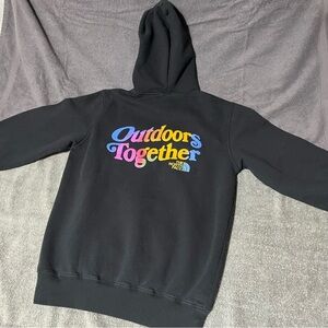 Men’s Small The North Face Pride Outdoors Together Black Rainbow Hoodie